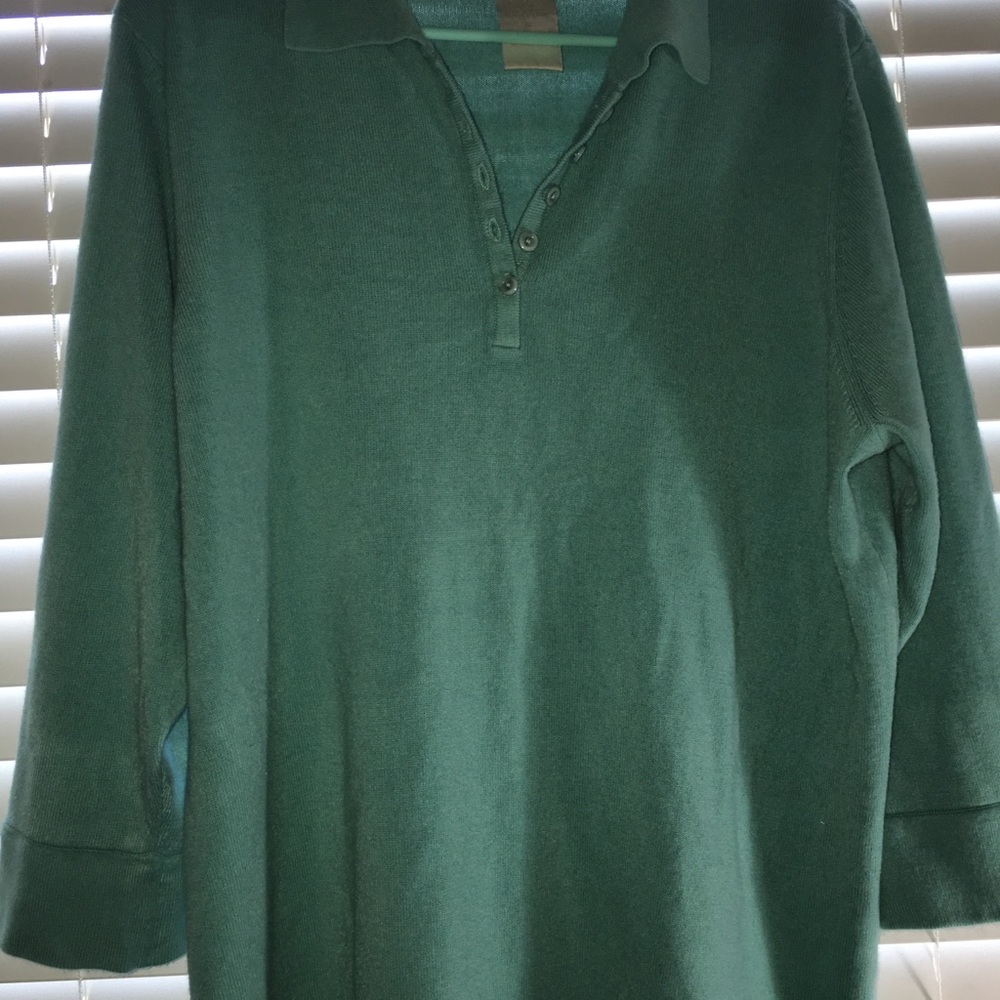 teal long sleeve